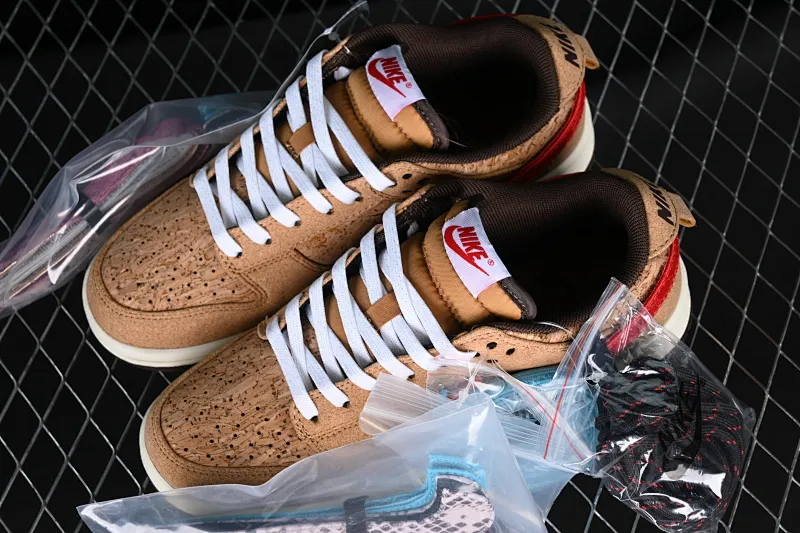 All categories Nk SB Dunk series Nk SB Dunk Low low-top sneakers F version Clot x Nk Dunk SB Low "Cork" cork joint model SB low-top casual sneakers FN0317-121